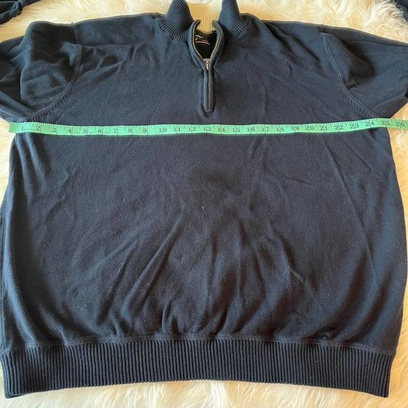 Callaway Golf Sport Mens 1/4 Zip Pullover Sweater Sweatshirt Blue Size XL Cotton - Picture 7 of 9